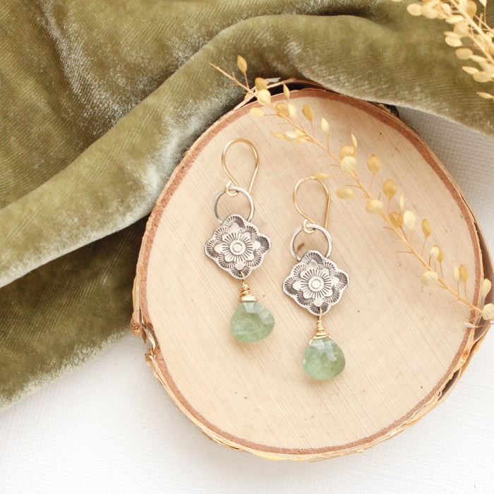 Talara Bloom Mixed Metal Milano Earrings