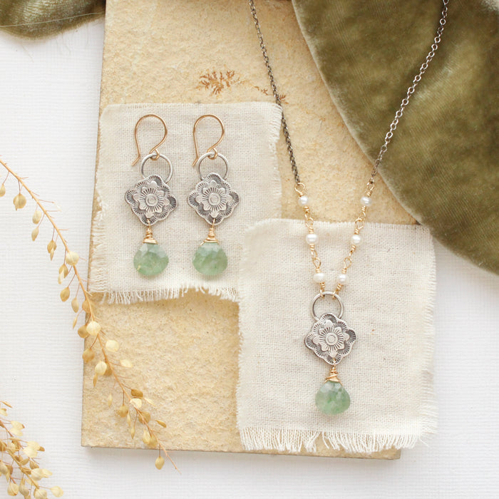 Talara Bloom Mixed Metal Milano Necklace