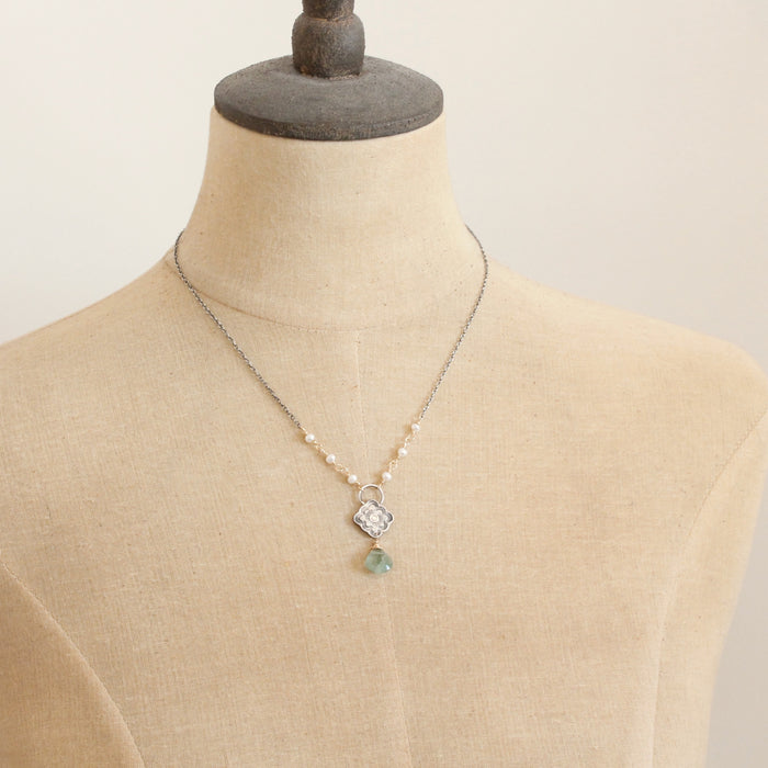 Talara Bloom Mixed Metal Milano Necklace