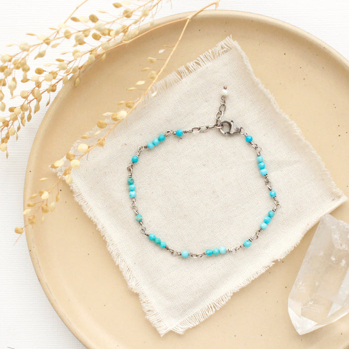 Wrapped Turquoise Bracelet