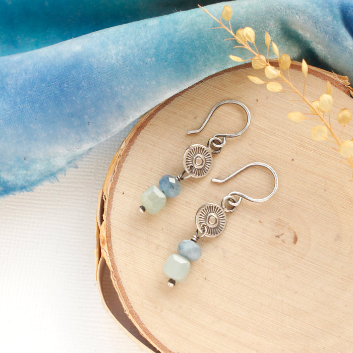 Talara Sun Aquamarine Earrings