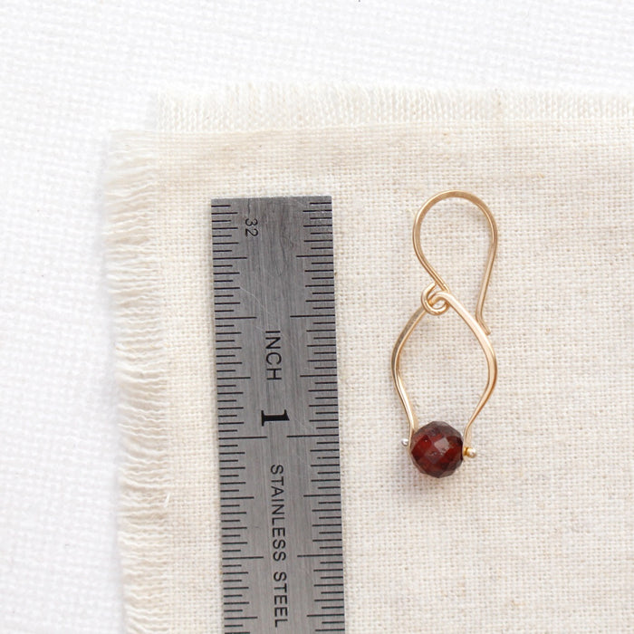 Garnet Delhi Earrings