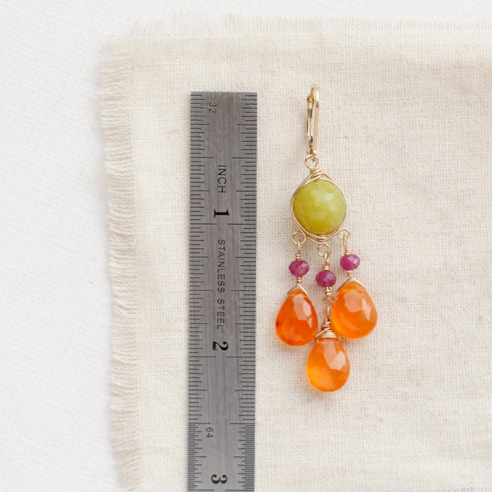 Marrakesh Gold Chandelier Earrings