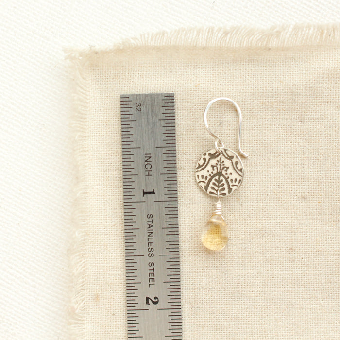 Siena Citrine Drop Earrings