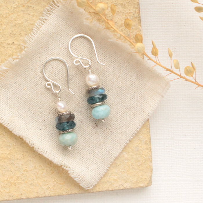 Stacked Tranquility Earrings