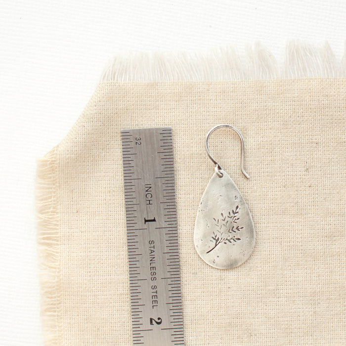 Sprout Teardrop Earrings