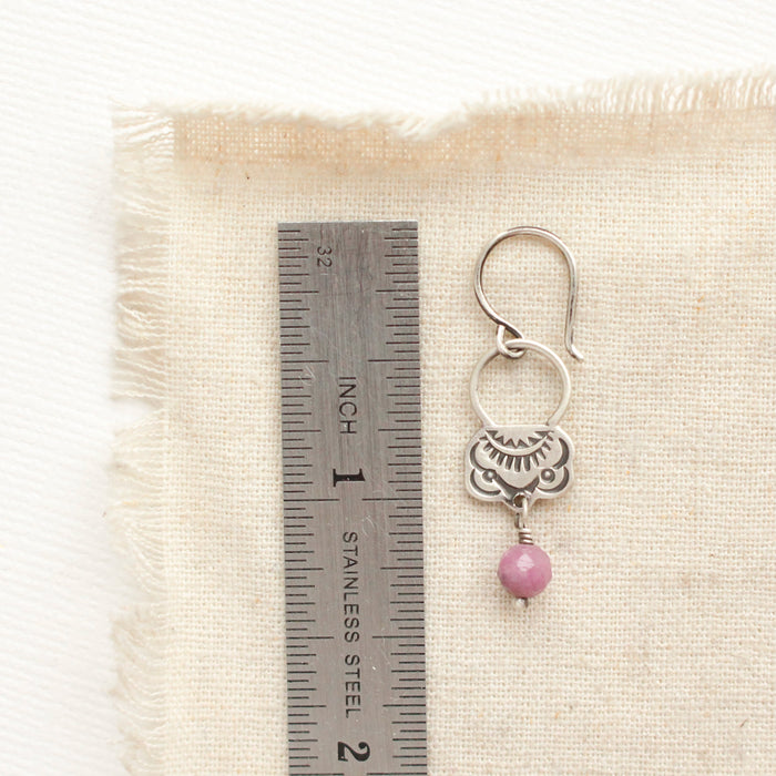 Pink Ruby Jolie Earrings