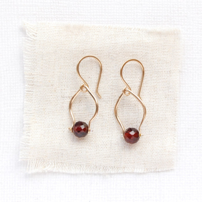 Garnet Delhi Earrings