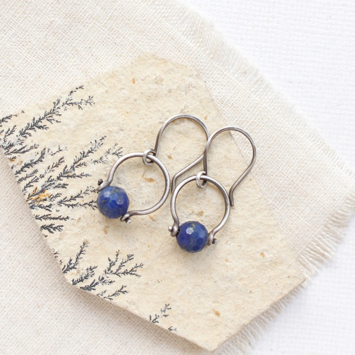 Lapis La Cloche Earrings