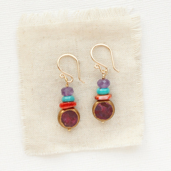 Stacked Tulum Earrings