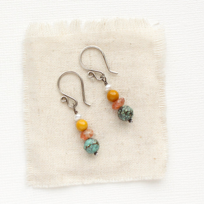 Stacked Sunset Earrings
