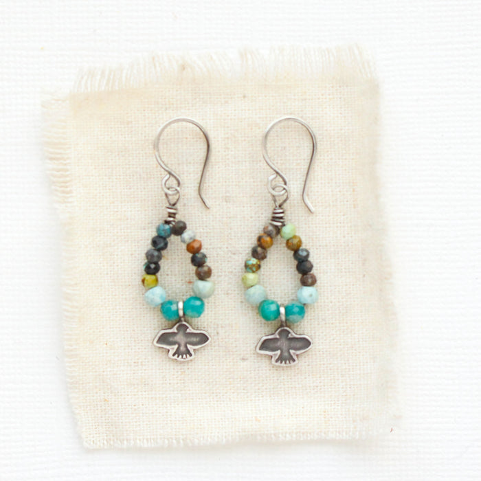 Serenity Soar Hoop Earrings