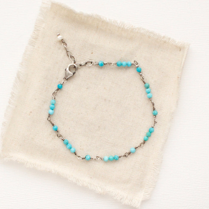 Wrapped Turquoise Bracelet