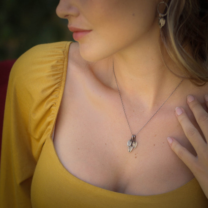 Leaf Trio Necklace