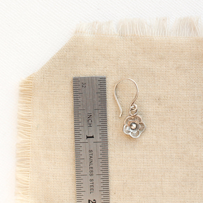 Mini Cactus Flower Charm Earrings