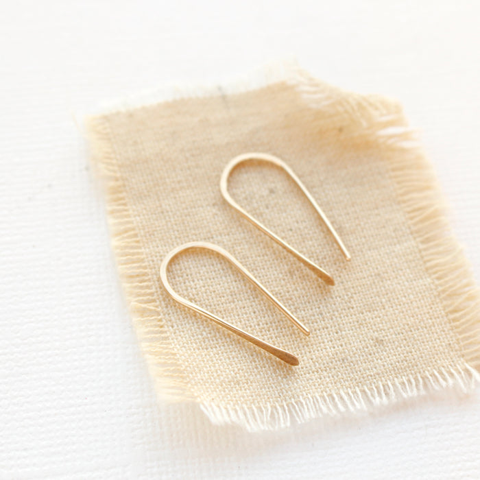 Gold Hook Earrings