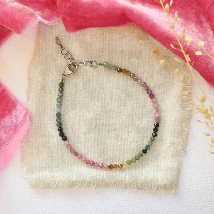 Rainbow Tourmaline Bracelet