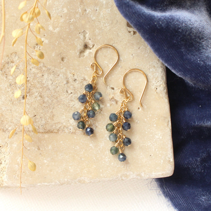 Sapphire Fringe Earrings