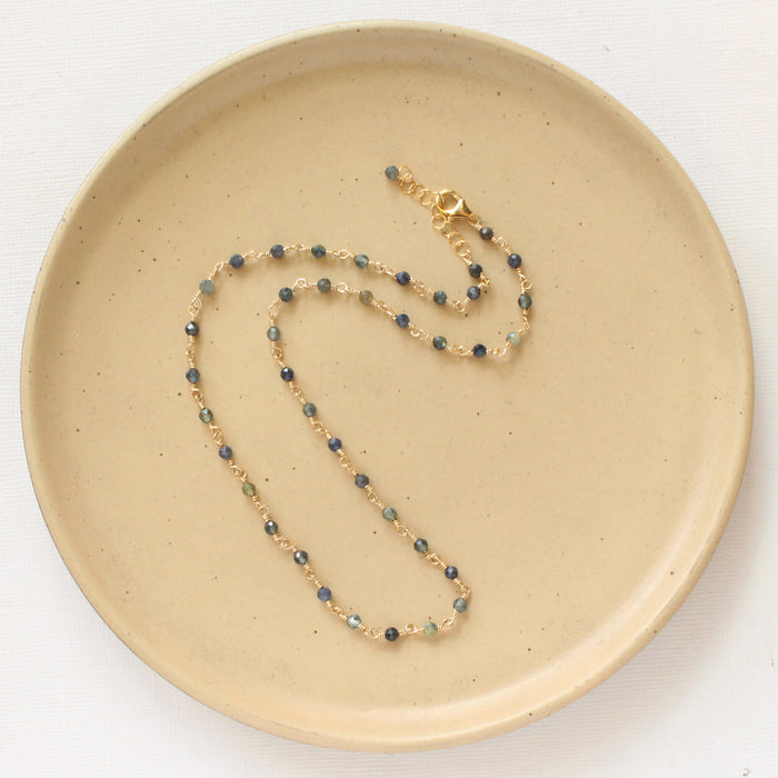 Wrapped Sapphire Necklace