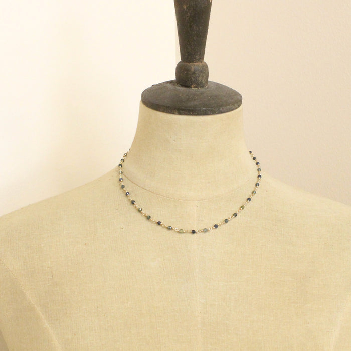 Wrapped Sapphire Necklace