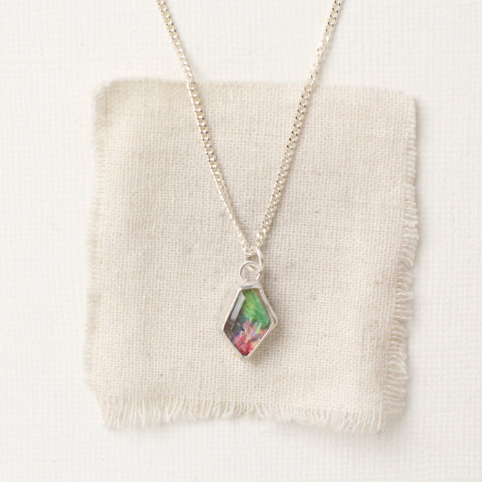 Confetti Fire Opal Necklace