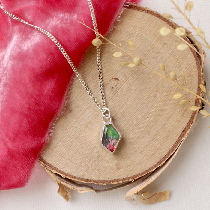 Confetti Fire Opal Necklace