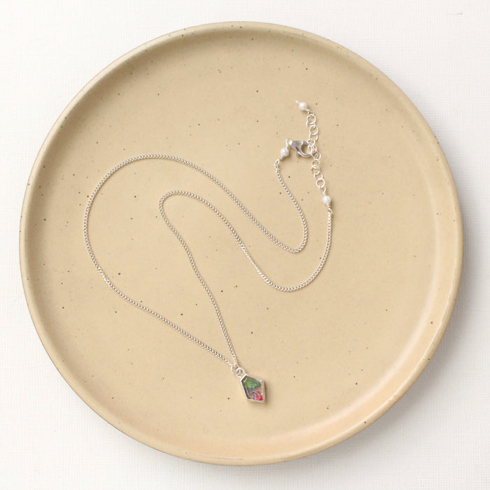 Confetti Fire Opal Necklace