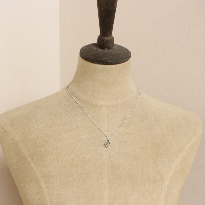 Confetti Fire Opal Necklace