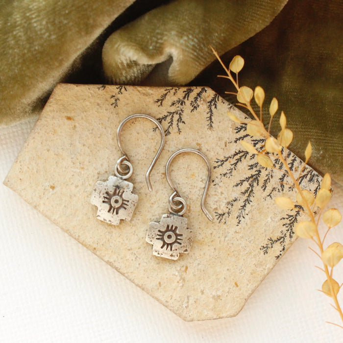 Zuni Cross Earrings