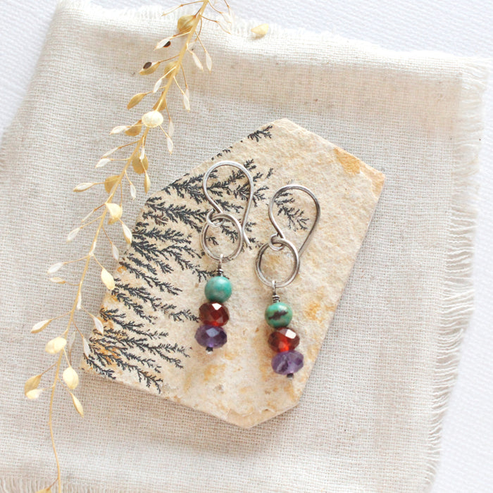 Stacked Valencia Earrings