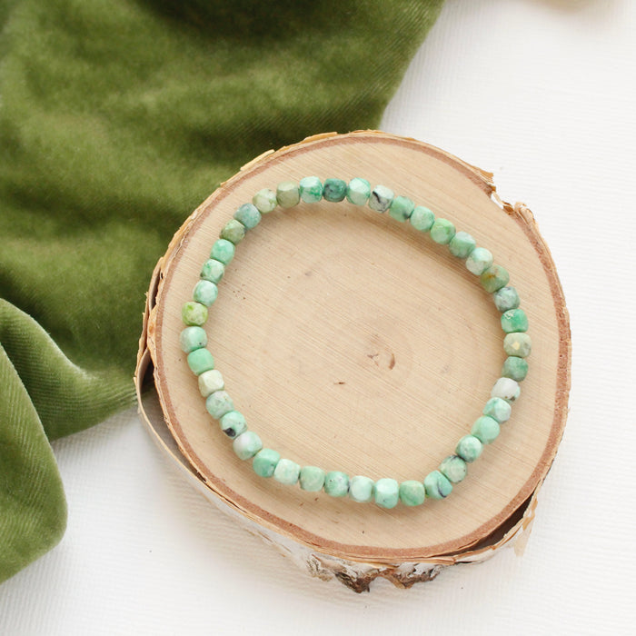 Beaded Minty Turquoise Bracelet