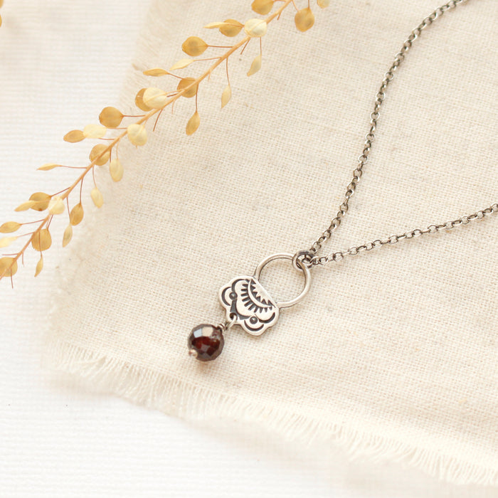 Garnet Jolie Necklace