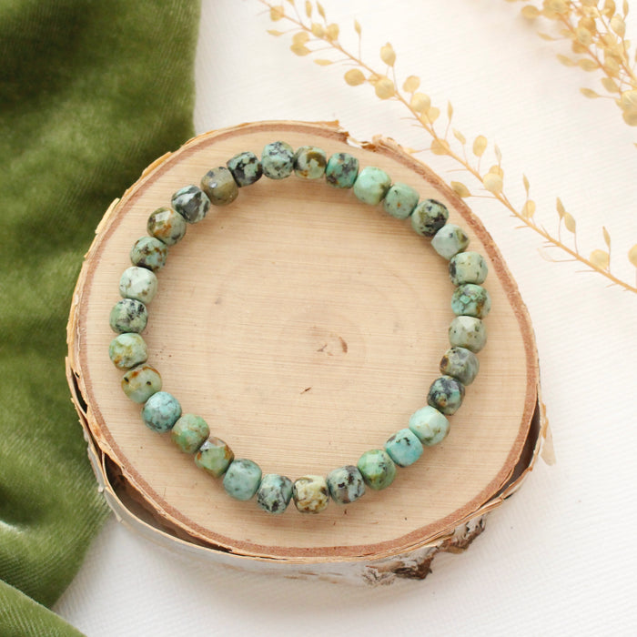 Beaded African Jasper Bracelet