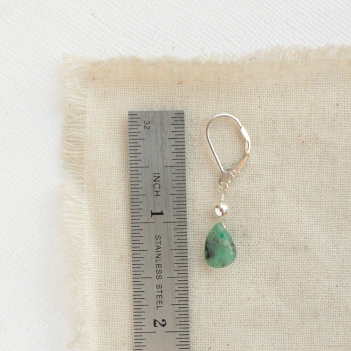 Emerald Drop Earrings