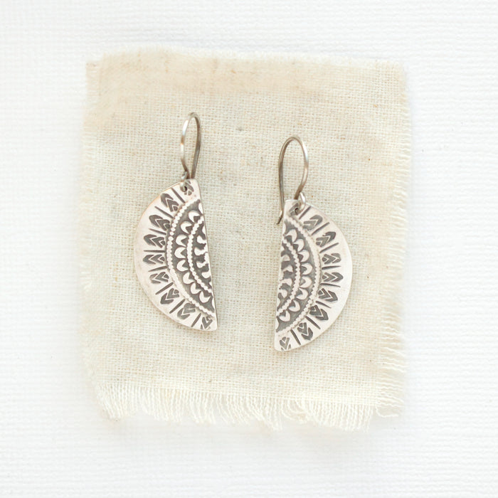 Mayan Fan Earrings