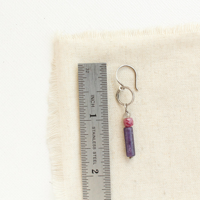 Merlot Sydney Hoop Earrings