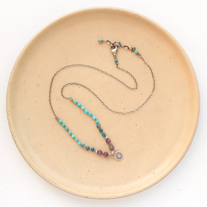 Knotted Talara Sun Lagoon Necklace