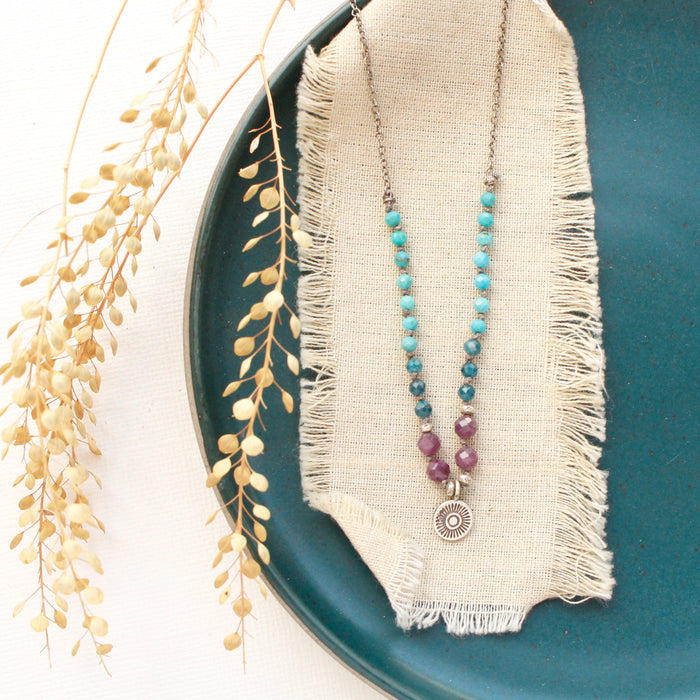 Knotted Talara Sun Lagoon Necklace