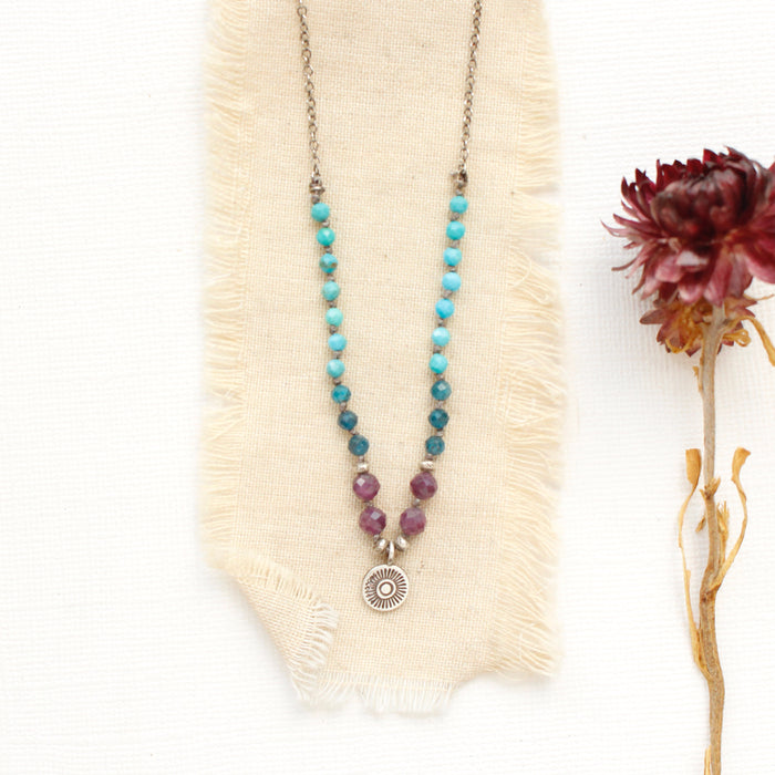 Knotted Talara Sun Lagoon Necklace