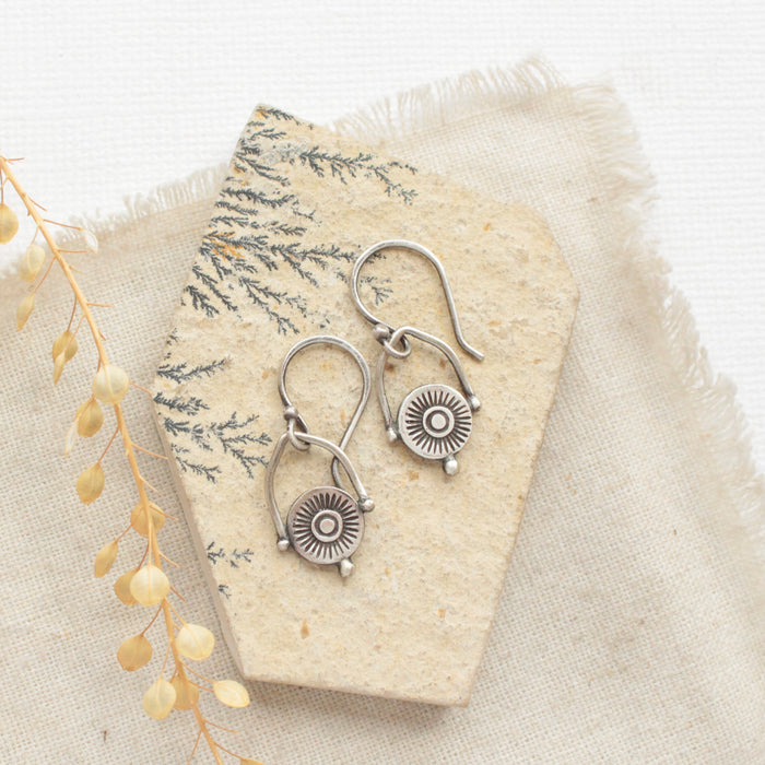 Mini Talara Shield Earrings