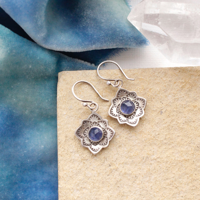 Desert Rose Tanzanite Earrings