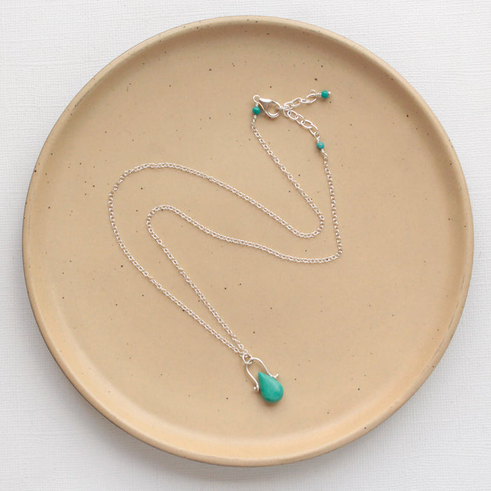 Turquoise Drop Necklace
