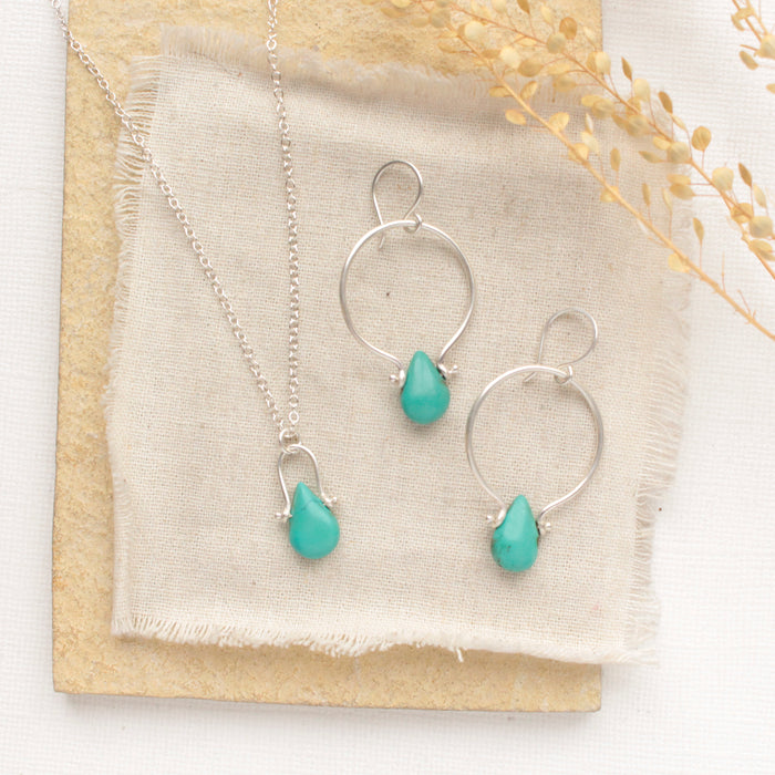 Turquoise Drop Necklace