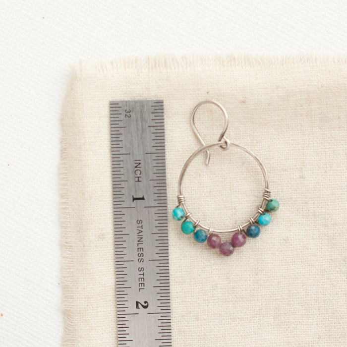 Lagoon Hoop Earrings