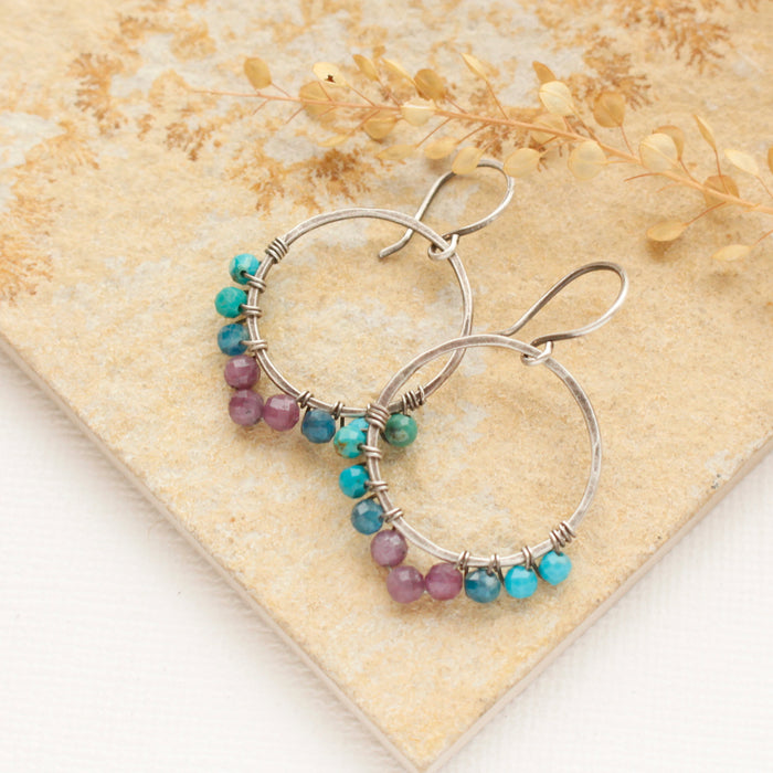 Lagoon Hoop Earrings