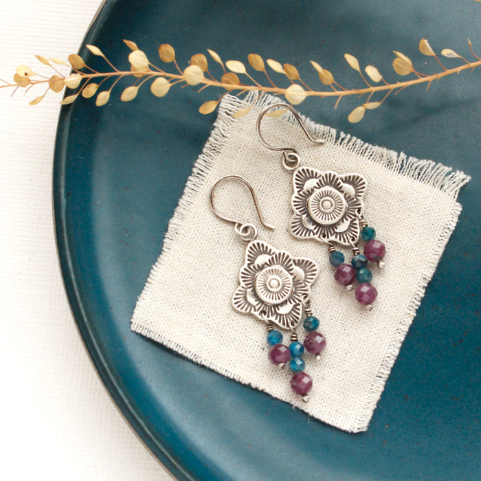 Layered Talara Sun Lagoon Earrings