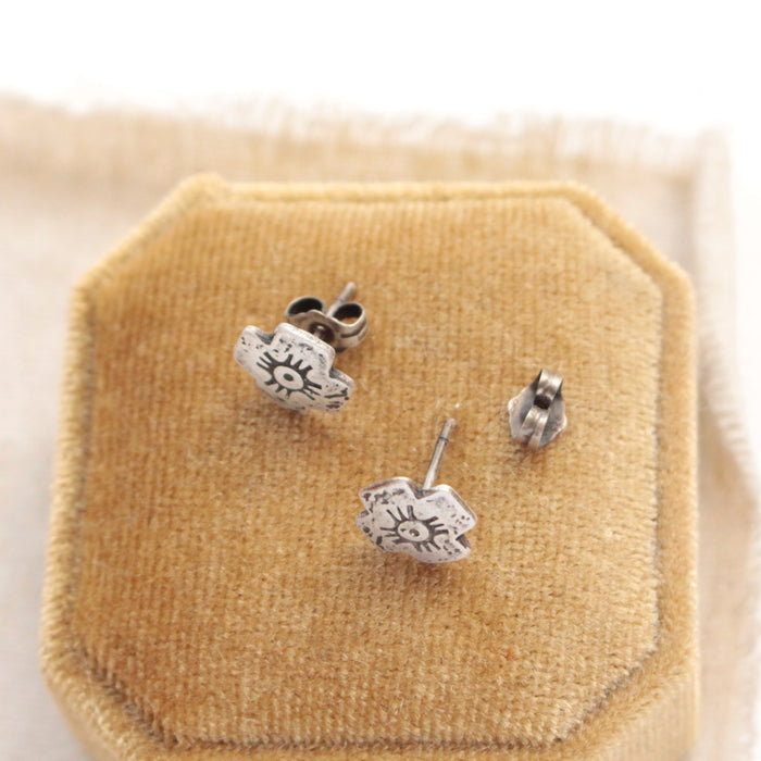 Zuni Cross Post Earrings