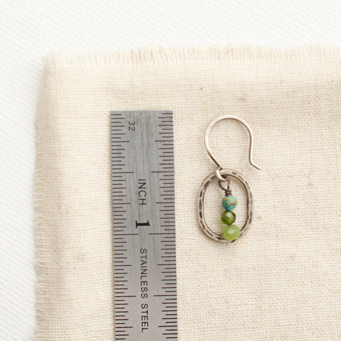 Myrtle Stacked Mini Hoop Earrings