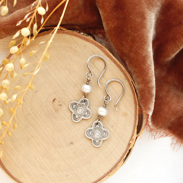 Mini Talara Pearl Earrings