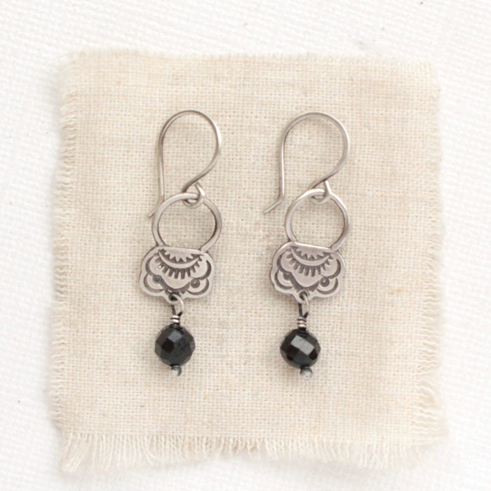 Black Tourmaline Jolie Earrings
